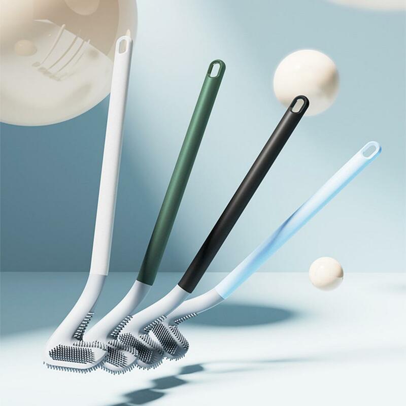 Golf Silikon Wc Pinsel Set Langstieligen Wc Reinigung Pinsel Schwarz Moderne Hygienische Bad Zubehör