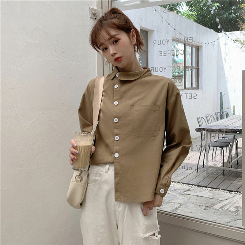 2020 Spring Vintage Women Shirts Blusas Roupa Women Summer Blouse Korean Long Sleeve Womens Tops and Blouses Female Tops K51