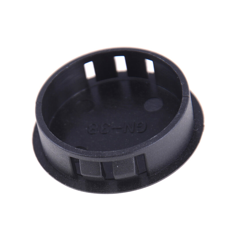 4 teile/los schwarzer Kunststoff hoher Qualität Rundrohr Loch Plug Rohr End kappe Abdeckung heißer Verkauf