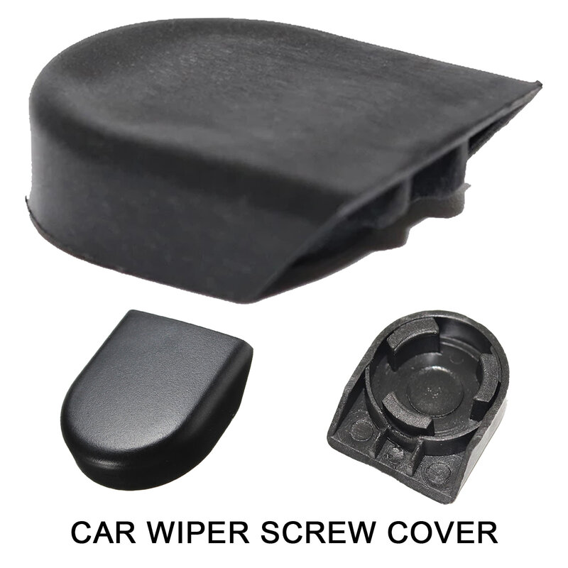 6 Pcs/set Black Replacement Wiper Arm Head Cover Cap For Toyota Yaris Corolla Verso Auris Car Accessories