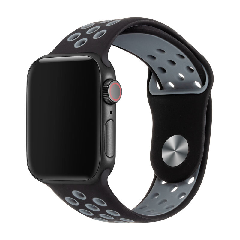 Correa de reloj de silicona para Apple Watch Band 44mm 42mm para Apple Watch 4 38mm 40mm bandas de repuesto 81010