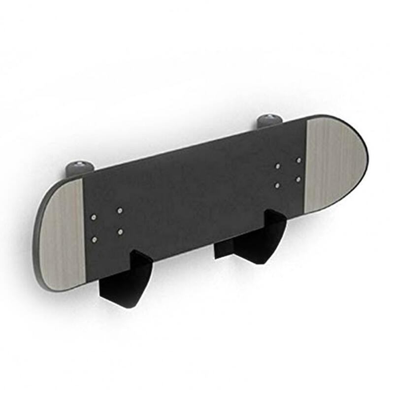 1 conjunto de skate display rack reutilizável titular facilmente instalar skate suporte de parede acessório