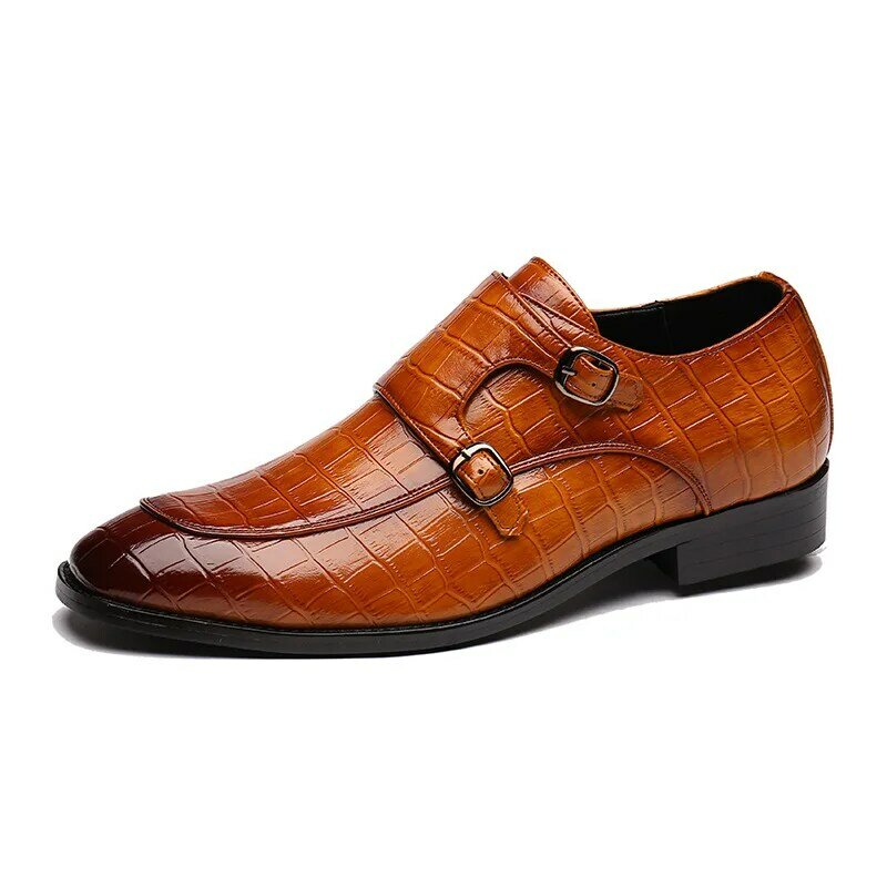 38~48 leather shoes men business comfortable Stylish Gentleman's formal shoes men #CB511