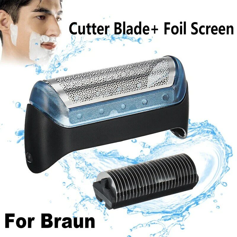 Shaver/Razor Foil & Cutter Blade Replacement For Braun 10B/20B/20S, Shaver Replacement Foil+Cutter Blade
