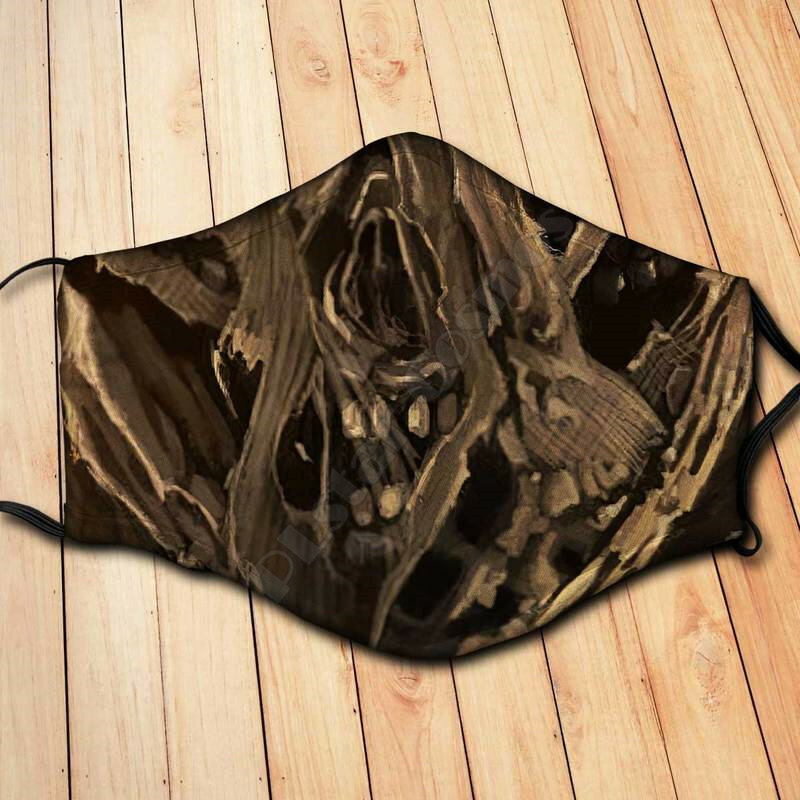 Mặt Nạ Skull Vải Khẩu Trang 3D In Hình Mặt Nạ Halloween Khẩu Trang Unisex Người Lớn Trẻ Em Kích Thước Vui Vai Trò Chơi Mặt Nạ 01