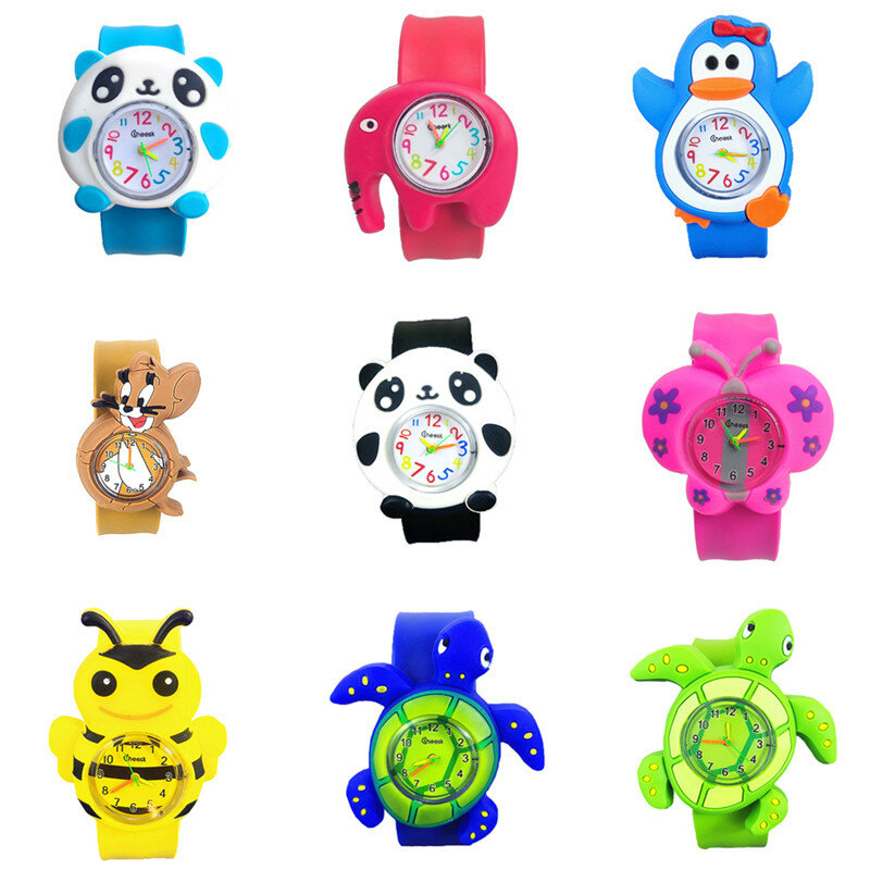 Groothandel 49 Verschillende Stijlen Kinderen Klok Student Kinderen Jongen Horloges Siliconen Cartoon Horloge Relogio Masculino Kids Horloge