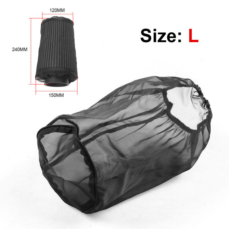 Universal Air Filter Protective Cover Waterproof Oilproof Dustproof for High Flow Air Intake Filters Air Filter Cover