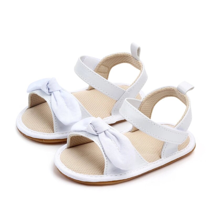 Sapatos de bebê para meninas, sandálias macias antiderrapantes para o verão, 2020