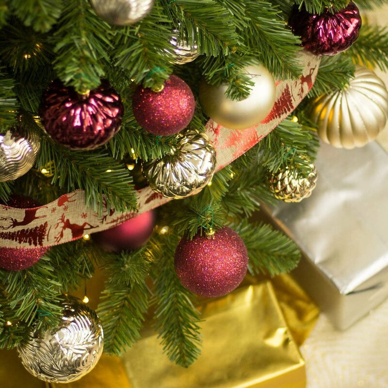 クリスマスの装飾品,34ピース/セット4cm,吊り下げられたペンダント,新年の装飾,パーティー用品,2021