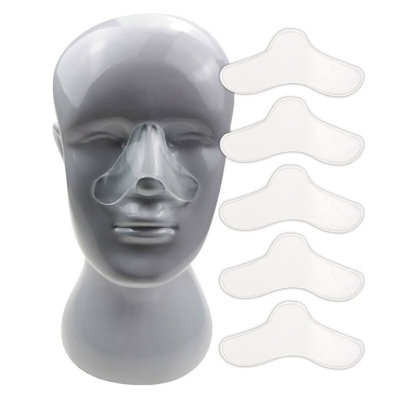 M2EE 5 Pcs Nasal Gel Pad CPAP Nose Cushions Sleep Apnea Mask Comfort Pad CPAP Accessories Avoid Redness & Pressure Marks