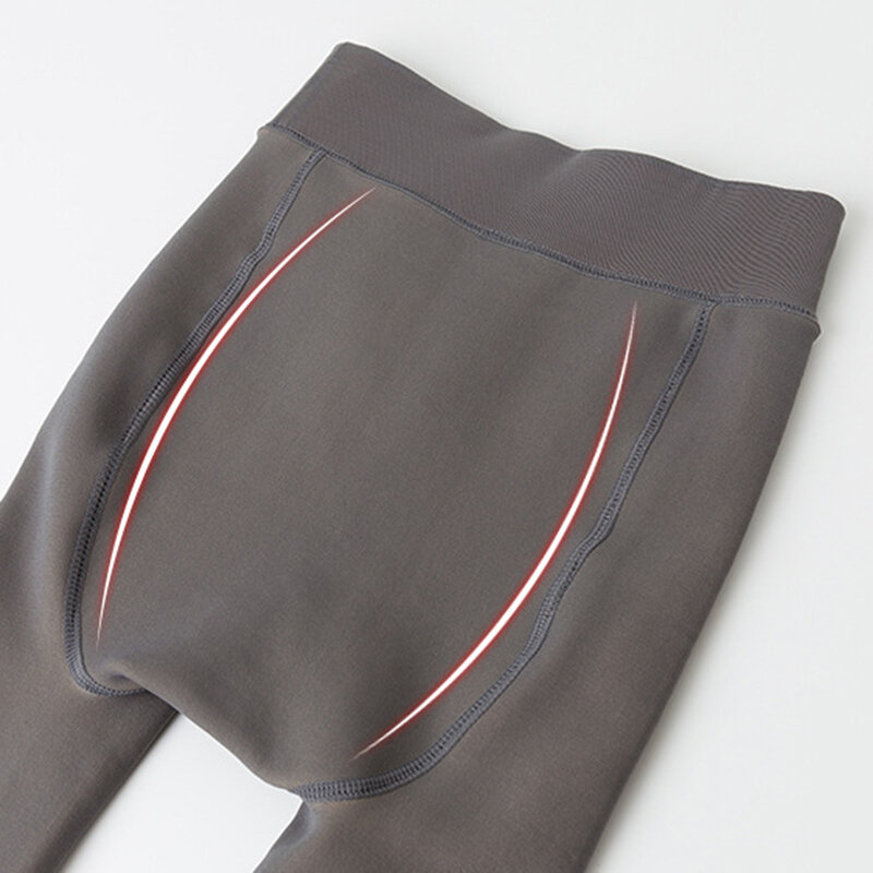 2023 Nieuwe Winter Warme Fleece Panty Gevoerde Natuurlijke Huidskleur Leggings Slanke Rekbare Panty Voor Vrouwen Outdoor Thermische Kous