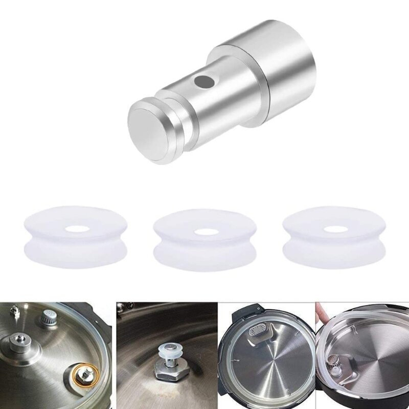 4 Pcs Universal Replacement Float for Valve Seal for Power Pressure Cooker, Durable Pressure Cooker Replacement Accessor