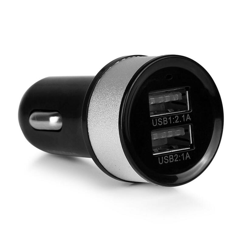 차량용 듀얼 USB 충전기 어댑터, 2 포트, 갤럭시 S6, 5, 6, 6S 용, 담배 라이터 인터페이스, 3 1A