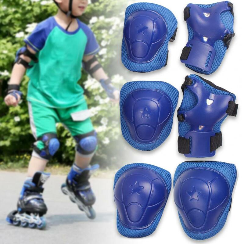 スケートニーパッド耐久性のある厚い素材スケート用の高硬度膝保護具肘パッド