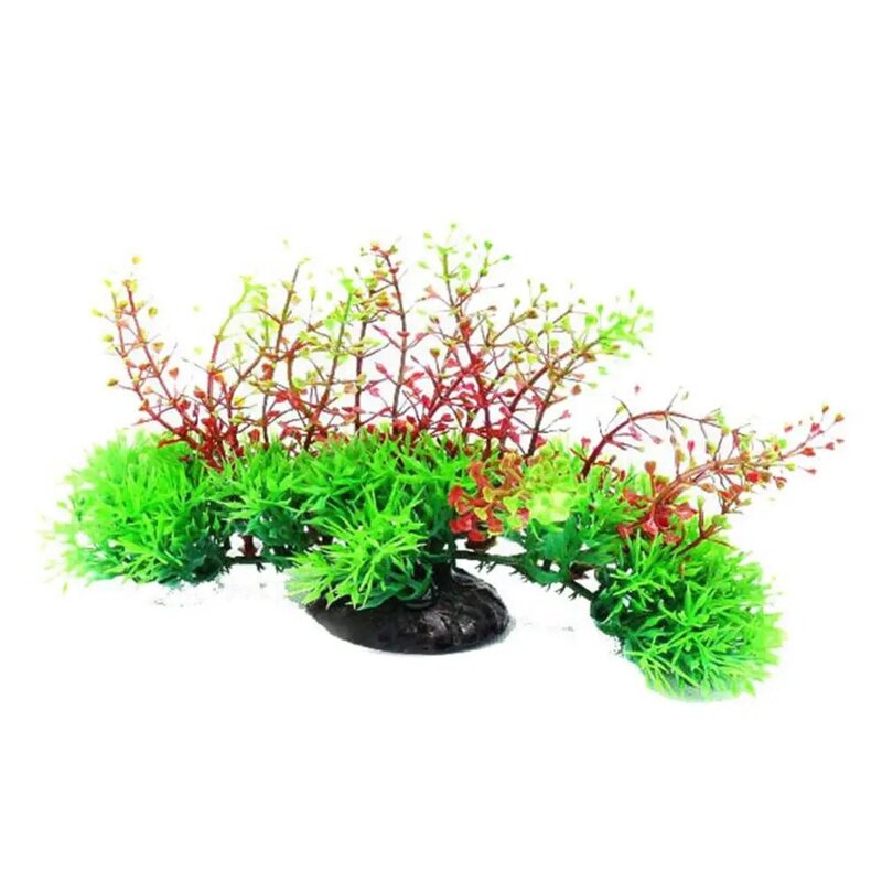 Sztuczne rośliny wodne akwarium imitacja trawy krajobraz akwarium z roślinami ozdoby akwariowe akcesoria dekoracyjne