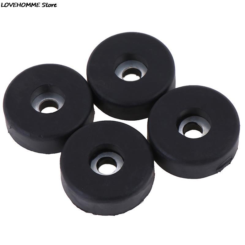 4Pcs Schwarz Universal Band Kunststoff Pad Füße Auto Washer Äußere Durchmesser: 30 Mm Löcher Durchmesser: 6 Mm Heigh:10mm