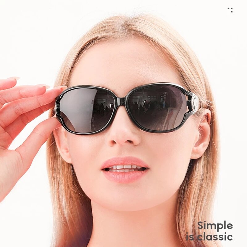 Dankeyisi luxo óculos de sol feminino óculos de sol polarizados marca designer senhoras óculos de sol marca feminino