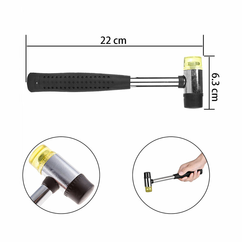Furuix-Paintless Rods Hook Tool Kit, Reparação do carro Dent, Remoção de granizo, Kit Martelo