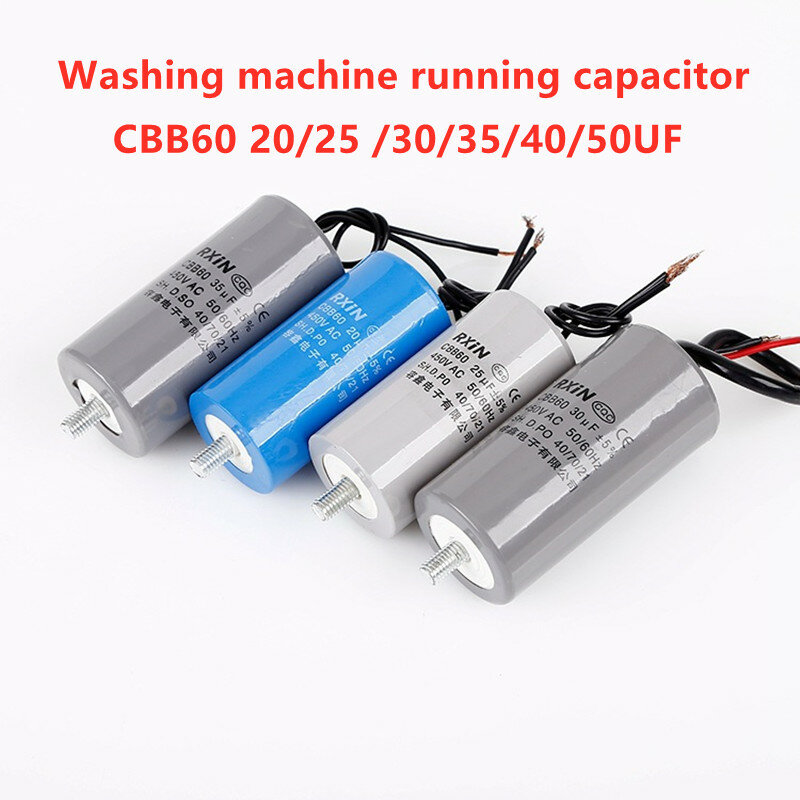Cbb60 450V Ac 20Uf 25Uf 30Uf 35Uf 40Uf 50Uf Wasmachine Lopende Condensator Serie/Waterpomp Opstarten/Motor Condensator