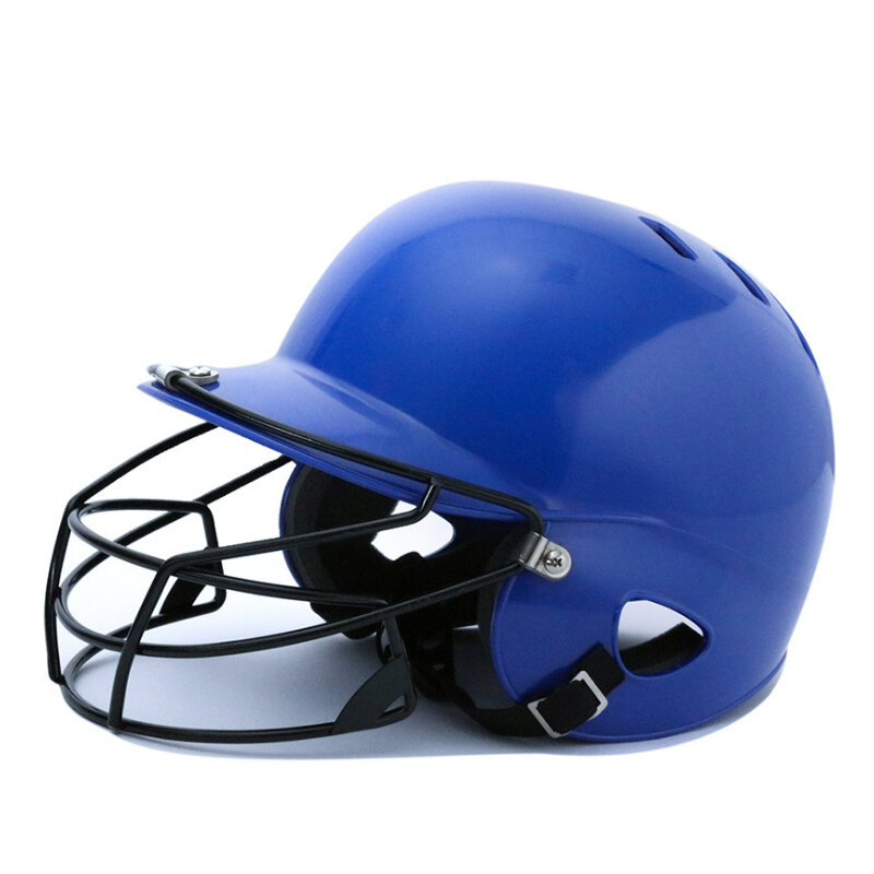 Casco de béisbol para niños y adultos, casquete de béisbol para golpear la cabeza, cara y orejas, máscara y escudo