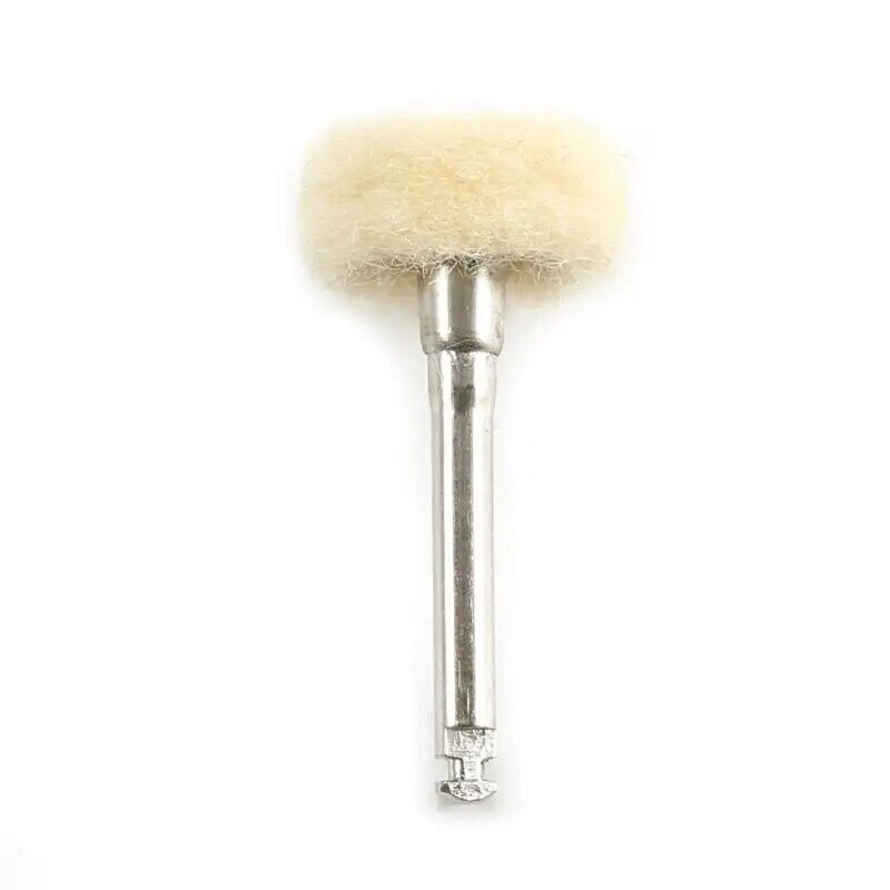 1 Pc Grinding Buffing Wool Flat Brush Polishing for Dental Soft Hair Low Speed Machine Accessory