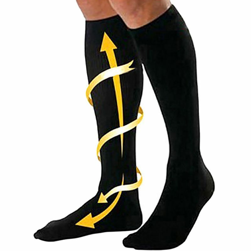 Unsex Outdoor pończochy uciskowe oddychające ciśnienie nylonowe żylaki pończochy nogi ulgę w bólu pończochy dla 29-31CM HOT