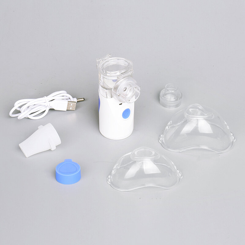 Cuidados de saúde mini portátil inalador nebulizador silencioso portátil ultra-sônico inalador nebulizador crianças adulto recarregável automizer