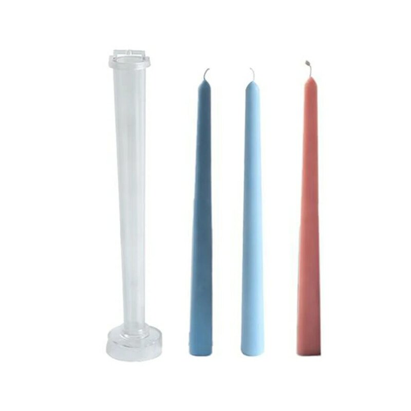 Concentric Reducer Candle Mold DIY Handmade Soap Craft Molds Tapered Rod Plastic Scented Candle Mould Home Decora Gift SQ0511