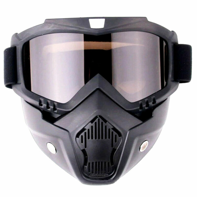 2021 nova adulto removível inverno neve esportes da motocicleta óculos de esqui snowboard snowmobile rosto cheio capacetes com óculos