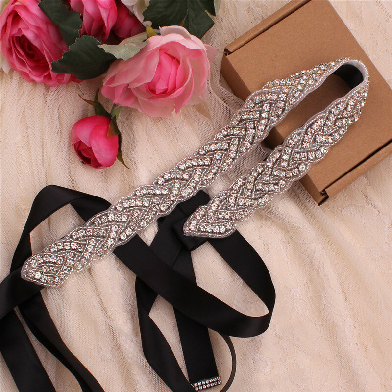 Rhinestones bridal belt diamond wedding dress belt with crystal wedding sash for wedding dress accessories