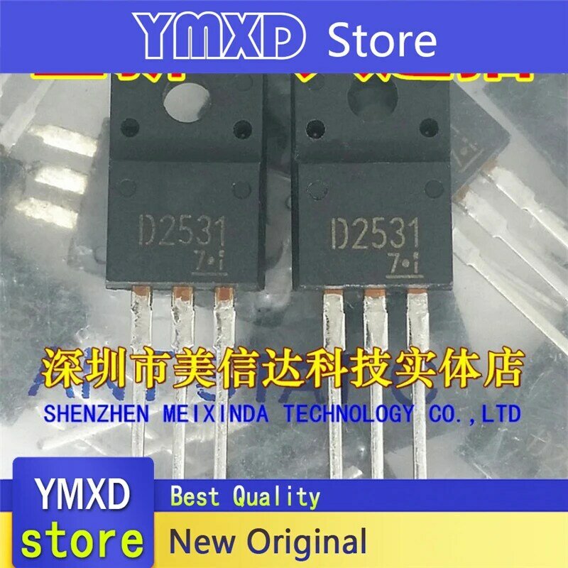 10pcs/lot New Original D2531 2SD2531 TO-220F In Stock