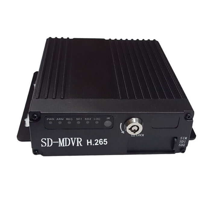 Grabador de vídeo profesional HD H.265, 1080P/720P, 4 canales, móvil, MDVR