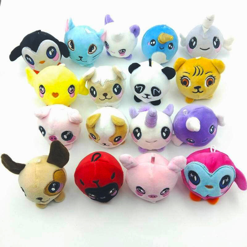Cute Rebound Plush Doll Animal Squeezamals Slow Rising Scent Stress Relieve Soft Squeeze Decompression Vent Toys Christmas Gifts