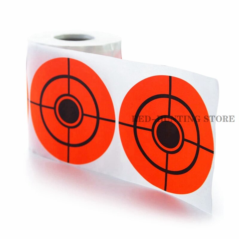 250Pcs Diameter 5Cm 2Inch Schieten Doelen Sticker Zelfklevende Reactieve Doelen Voor Shooting Gun Traning