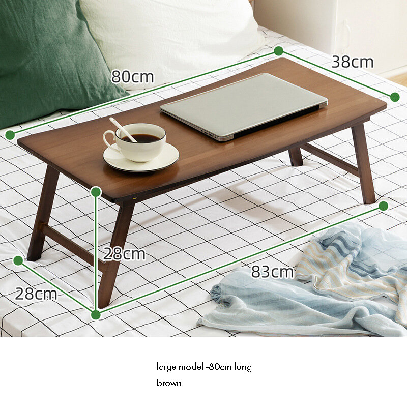 Mesa portátil portátil com pernas dobráveis, bandeja de cama, suporte para notebook, suporte de leitura, comer café da manhã, livro