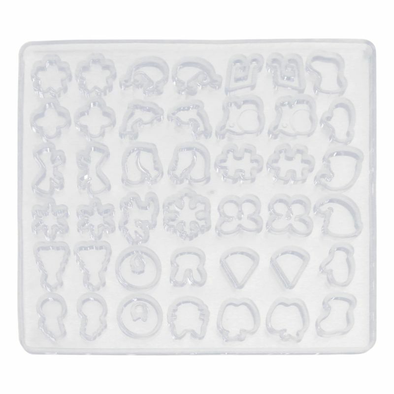 DIY Silicone Ear Stud Earring Mold Jewelry Pendant Epoxy Resin Casting Mould Making Tool Craft Decorative WXTB