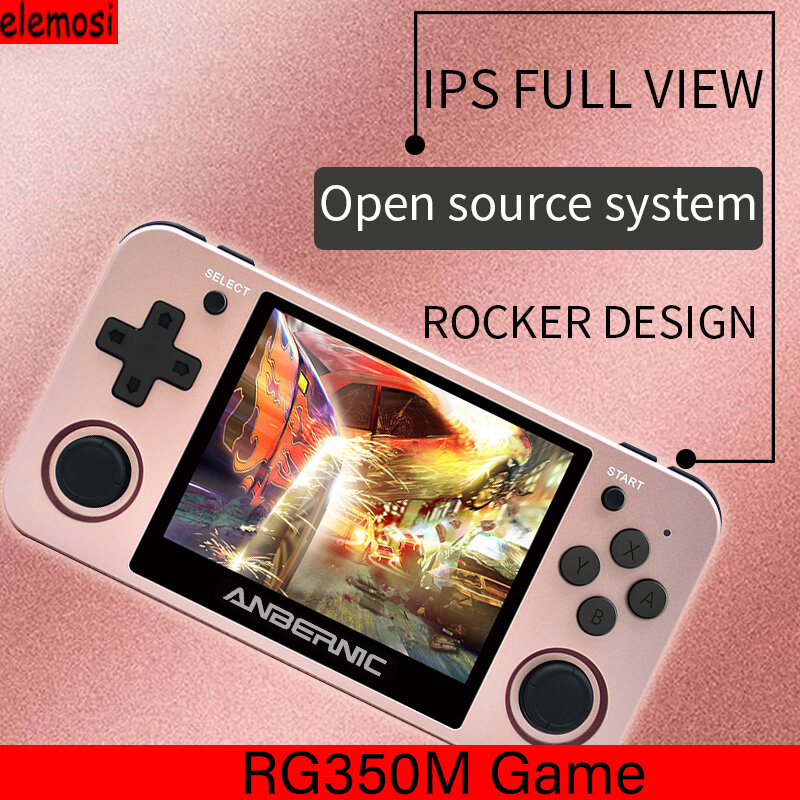 RG350M Retro Handheld Game Player Metal Shell Console Open Source System 3.5 Inch IPS Screen Retro Ps1 Arcade 3D Games