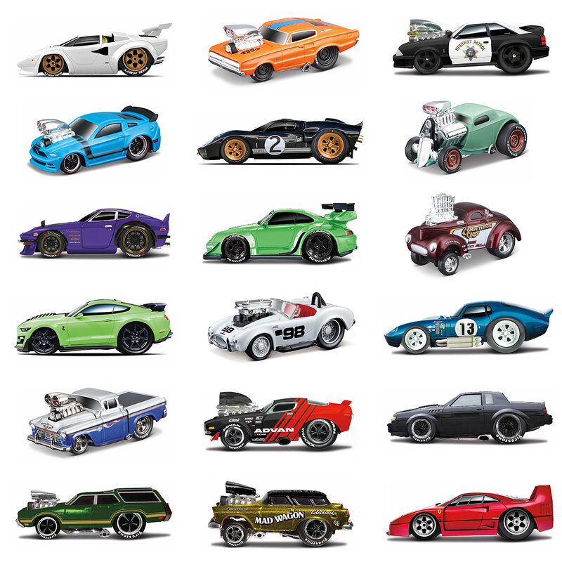 Maiisto-Modelo de Veículos Fundidos, Dodge Ford Chevrolet Shelby, Muscle Transports Vehicle, Hobbies Colecionáveis, Toy Car, Estática, 1:64