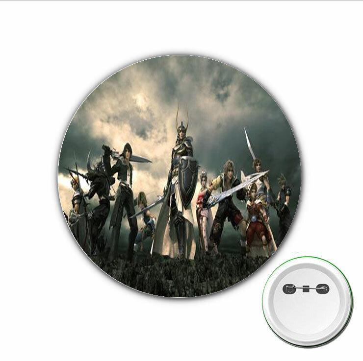 3 Stuks Spel Final Fantasy Cosplay Badge Cartoon Pins Broche Voor Kleding Accessoires Rugzakken Tassen Knoop Badges