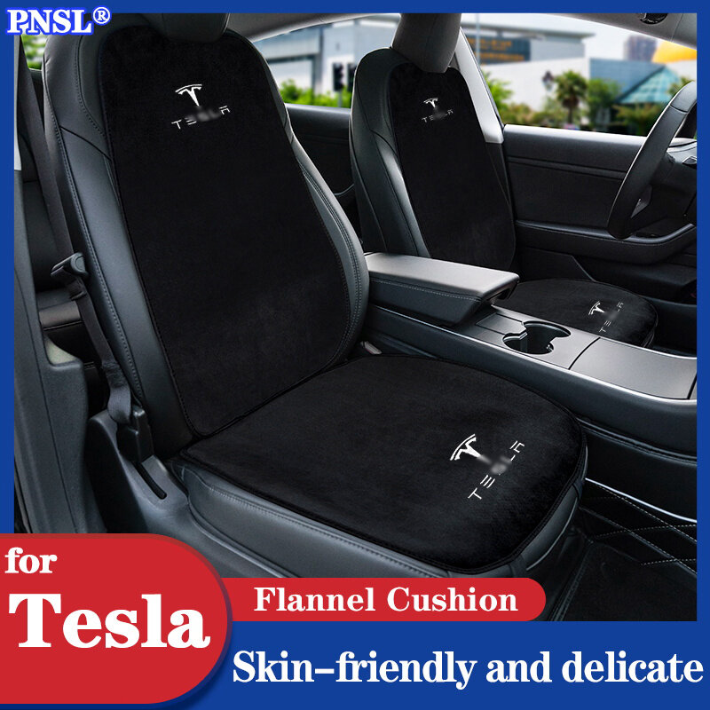 PNSL-funda protectora para asiento de coche, cojín para respaldo delantero Y trasero, para Tesla Model 3 S Y X Roadster Cybertruck series