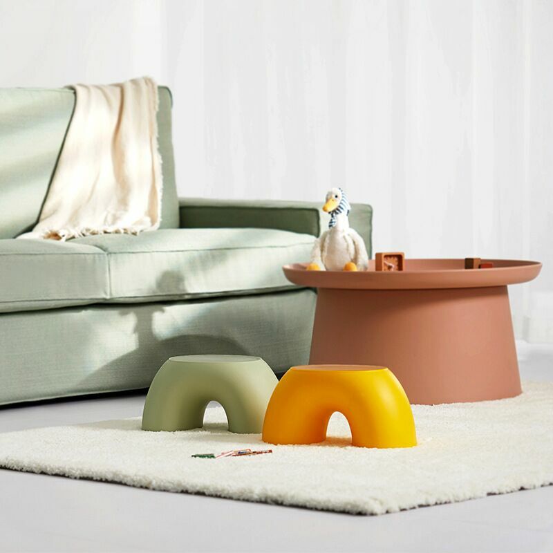 Silla Original para el hogar, taburete para niños, muebles de baño, taburete de juguete, sofá, silla de arcoíris