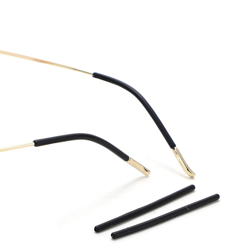 Silikonowe okulary nakładka ochronna na buty okulary antypoślizgowy pokrowiec miękkie okulary akcesoria oprawki do okularów korekcyjnych pokrowiec na nogi sportowe wskazówki świątynne
