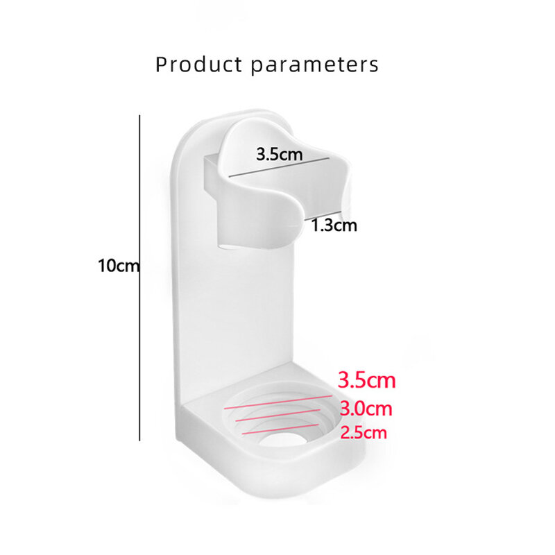 Creative Traceless Stand Rack Organizer Electric Wall-Mounted Holder Space Saving Toothbrush Holder Bathroom Accessories