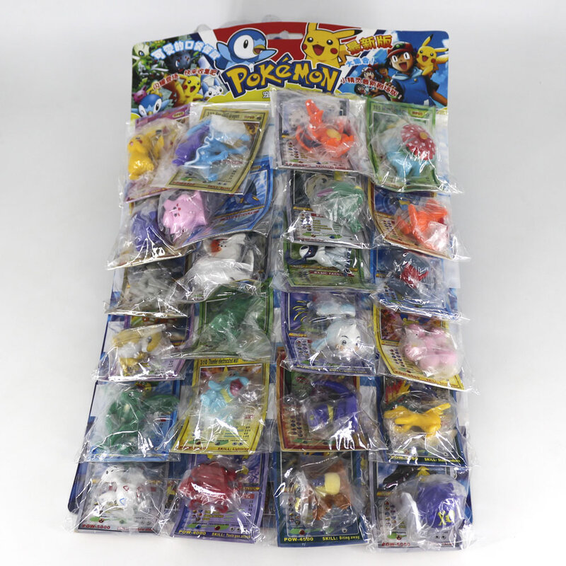 TAKARA TOMY Pokemon Dolls with Cards Collection Toys for Kids Battle Trading Figure Card Game Gold Cards Action Figures