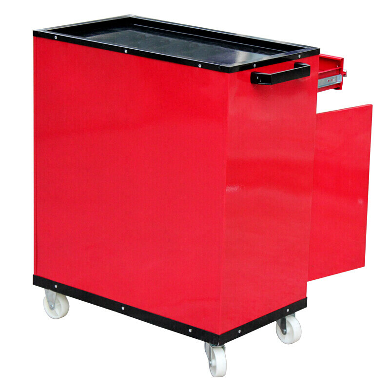LAOA Trolley With Drawer Cabinet Maintenance Tool Cart With lock Two Door Opening Trolley with wheel Without tools