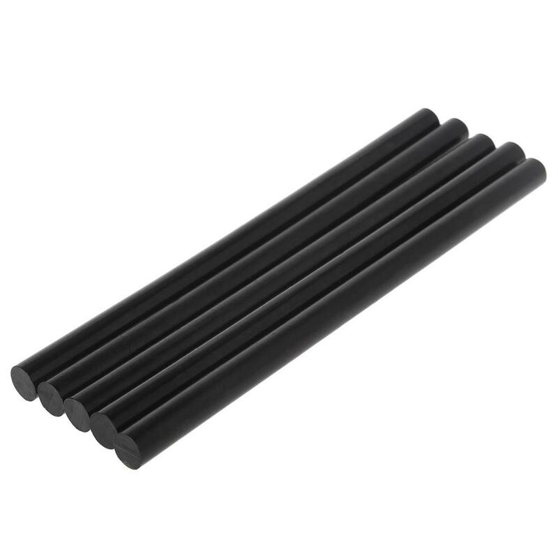 Bâtons de colle thermofusible noir, 1 ensemble, bâtons de colle haute adhésive pour bricolage artisanat jouets outils de réparation 7x100mm/11x20mm/7x20mm/11x100mm