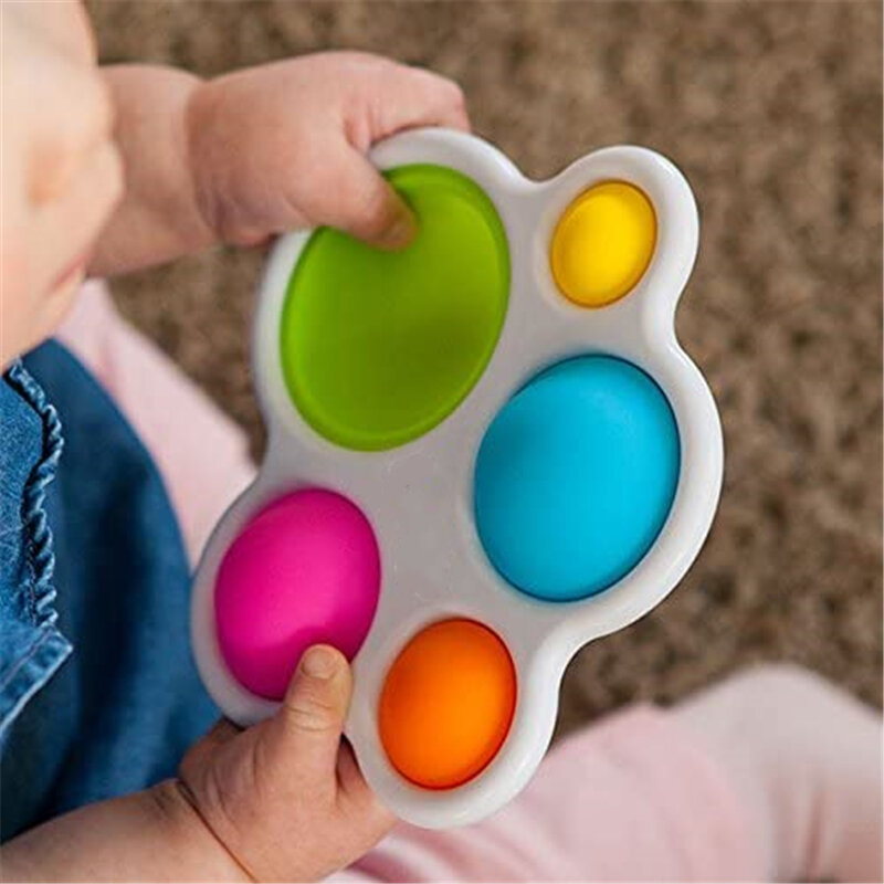 Baby Toys Exercise Board Rattle Puzzle Toys Colorful Intelligence Development Board Early Educational Toys For Baby 0-12 Months