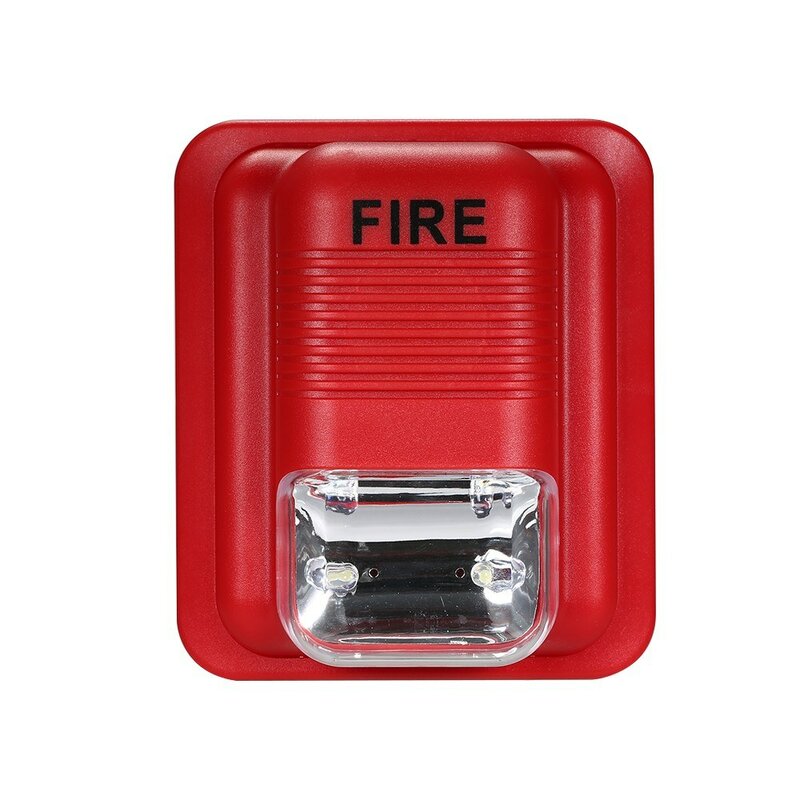 Fire Alarm Waarschuwing Strobe Sirene Beveiligingssysteem Geschikt Worden Gebruikt In Kantoor Winkel Hotel Restaurant Etc