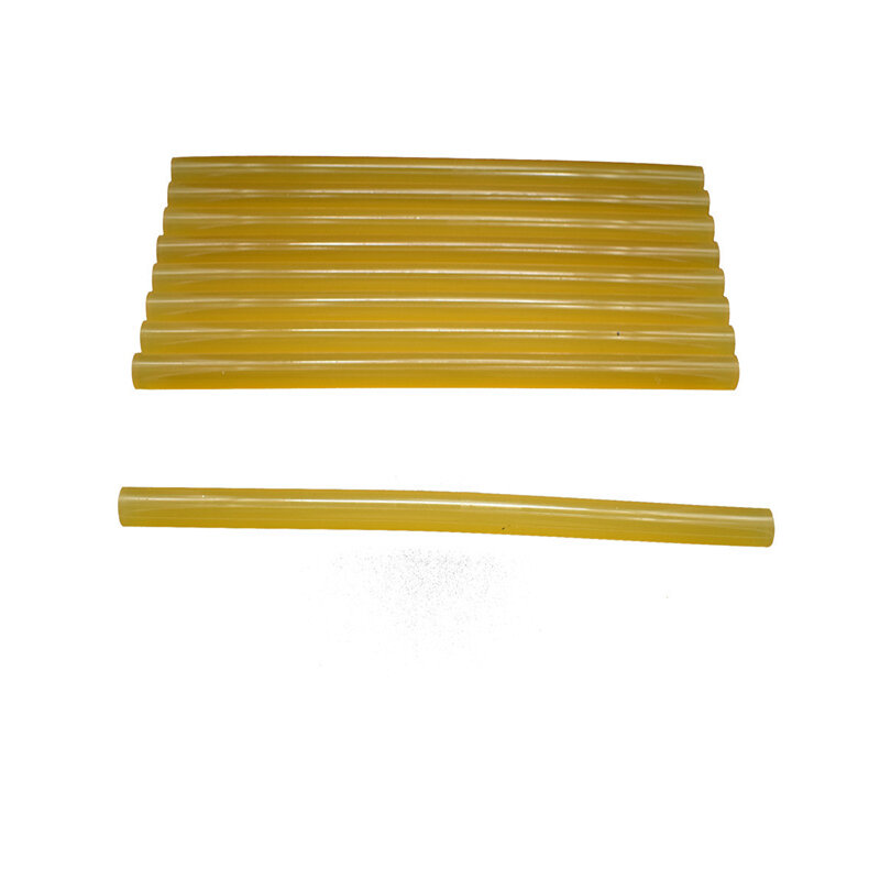 Bastão adesivo amarelo de cola quente, 11mm ou 7mm para pistolas de cola elétricas automotivas, bastão adesivo para reparo de artesanato com áudio
