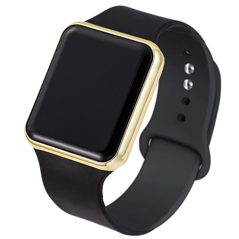 Jam tangan wanita 2023 jam tangan Digital olahraga untuk wanita pria Fashion jam tangan elektronik LED kotak kasual sederhana jam tangan kekasih montre femme